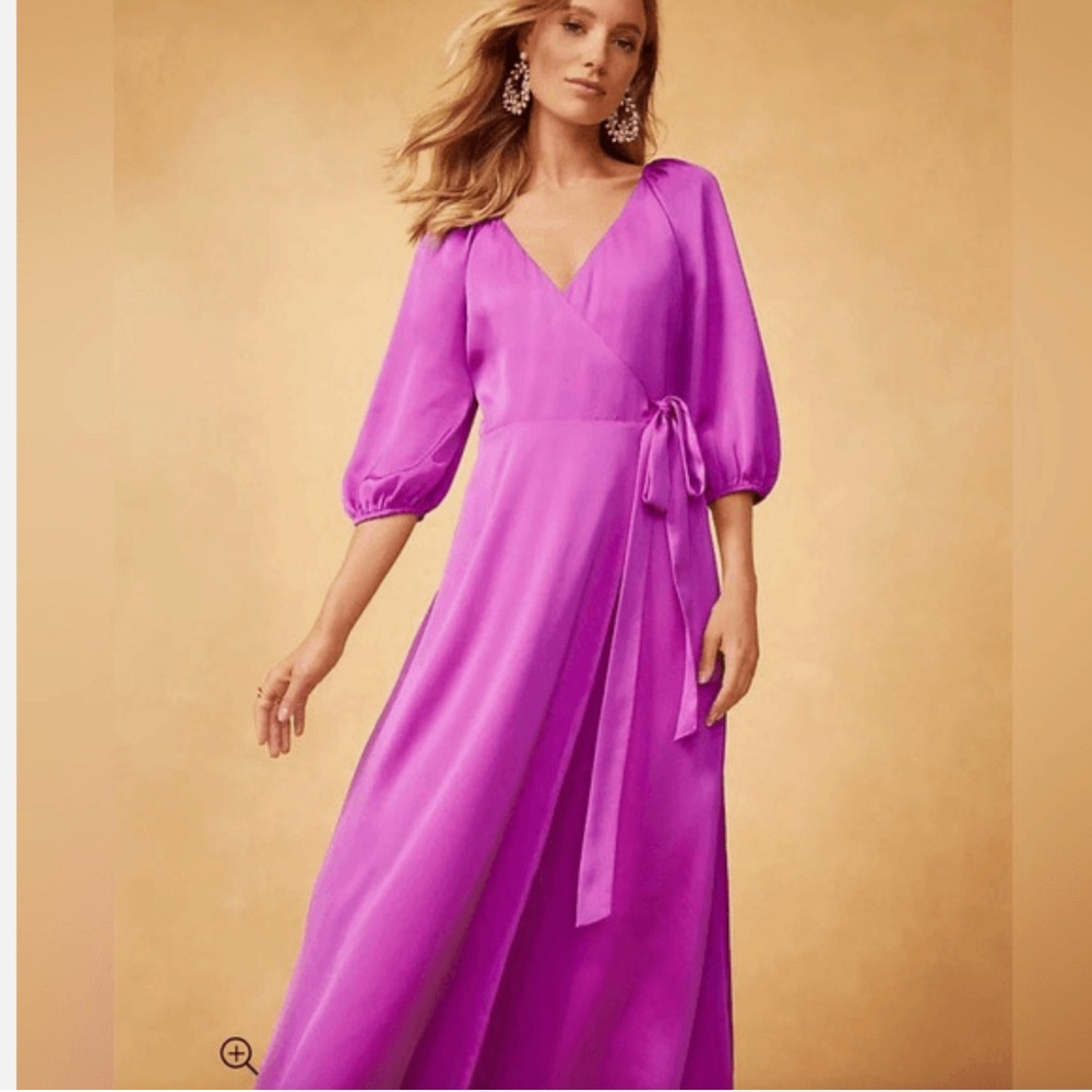 NWT Fuchsia Wrap Dress